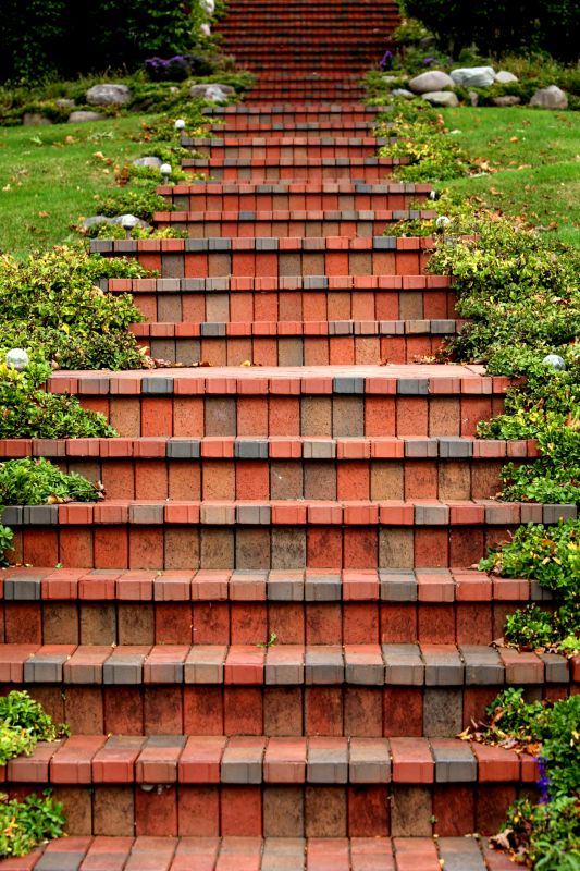 Brick Stairs Installation