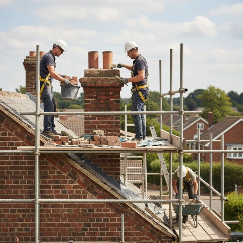 Chimney Brick Installation