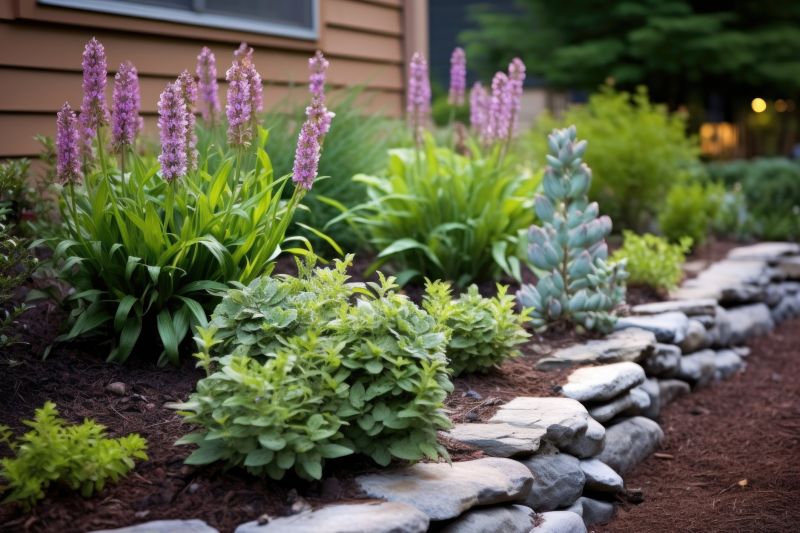 Stone Border Installation